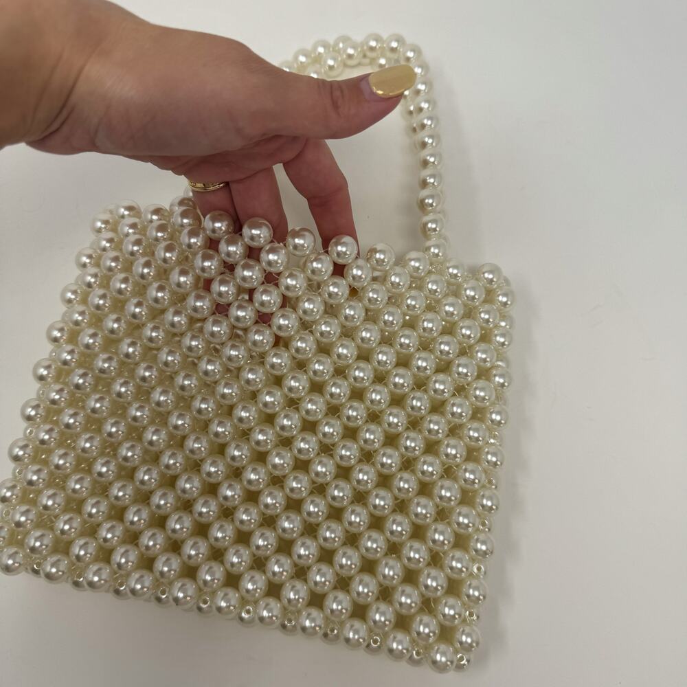 Pearl Beaded Handbag - Picture 3 of 7